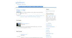 Desktop Screenshot of gosoftware.org